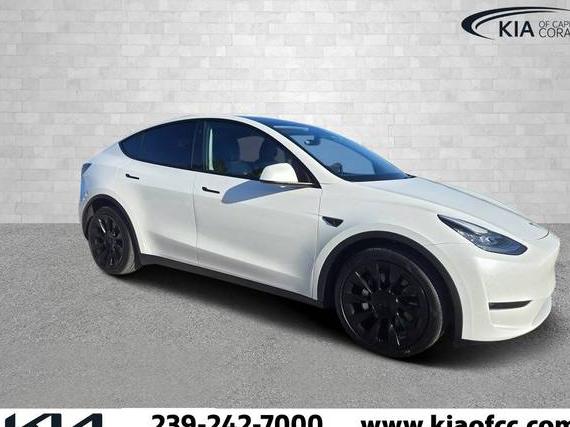 TESLA MODEL Y 2021 5YJYGDEE6MF176892 image